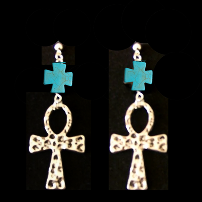 Egyptian Ankh Earrings