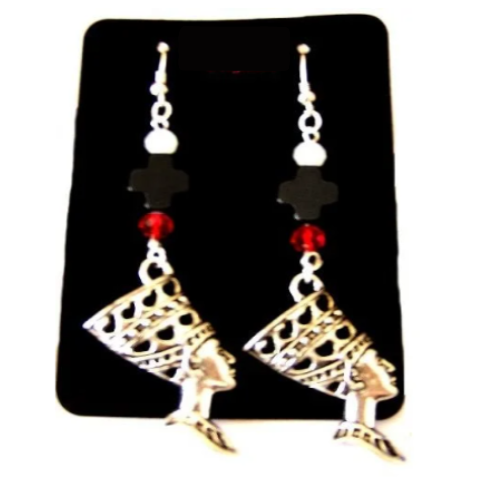 Egyptian Queen Nefertiti Earrings