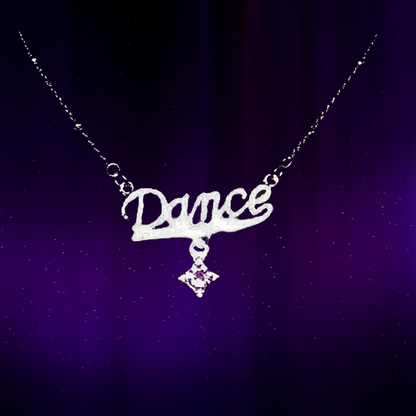 Exquisite Silver DANCE Necklace