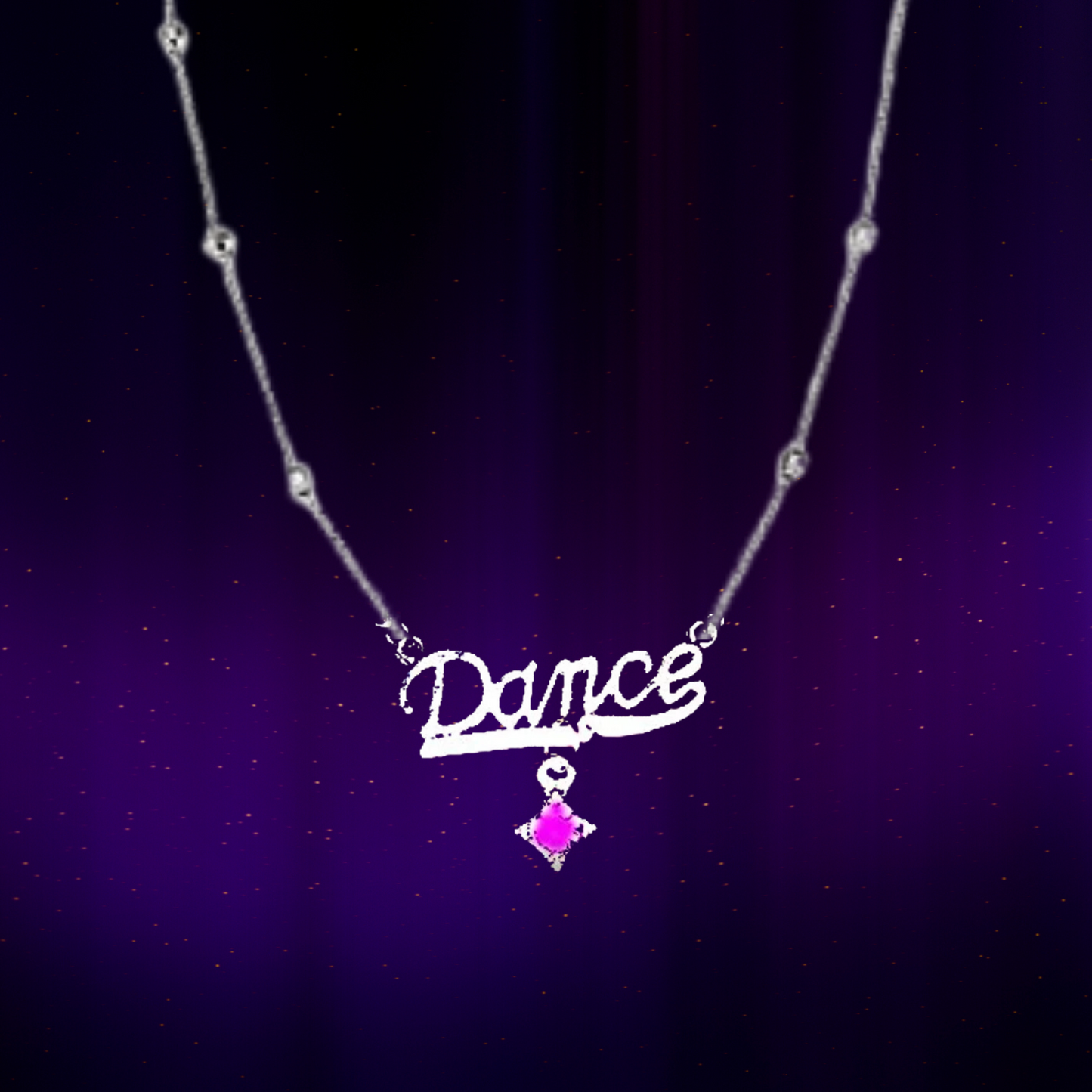 Exquisite Silver DANCE Necklace