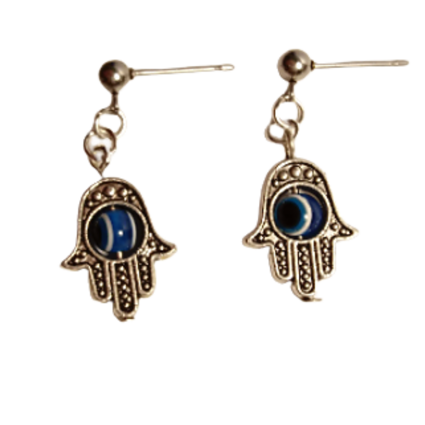 Eye of Horus Hamsa Hand Earrings