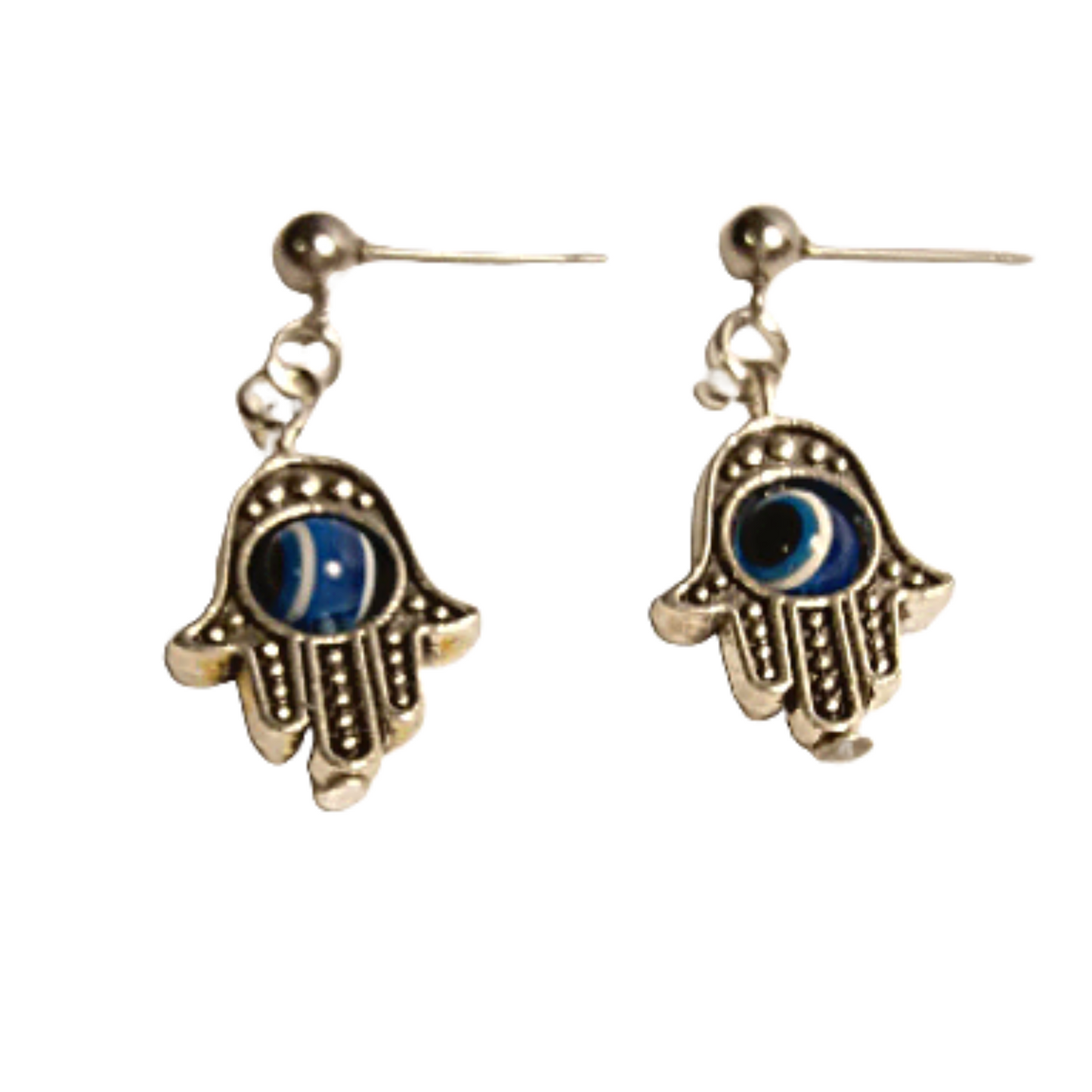 Eye of Horus Hamsa Hand Earrings