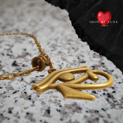 Eye of Horus Antique Bronze Necklace