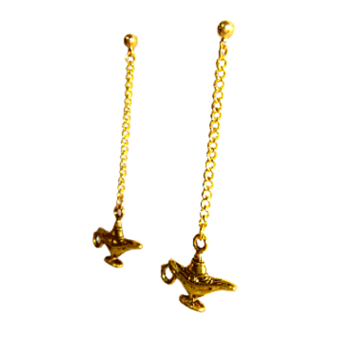 Genie's Lamp Dangle Earrings