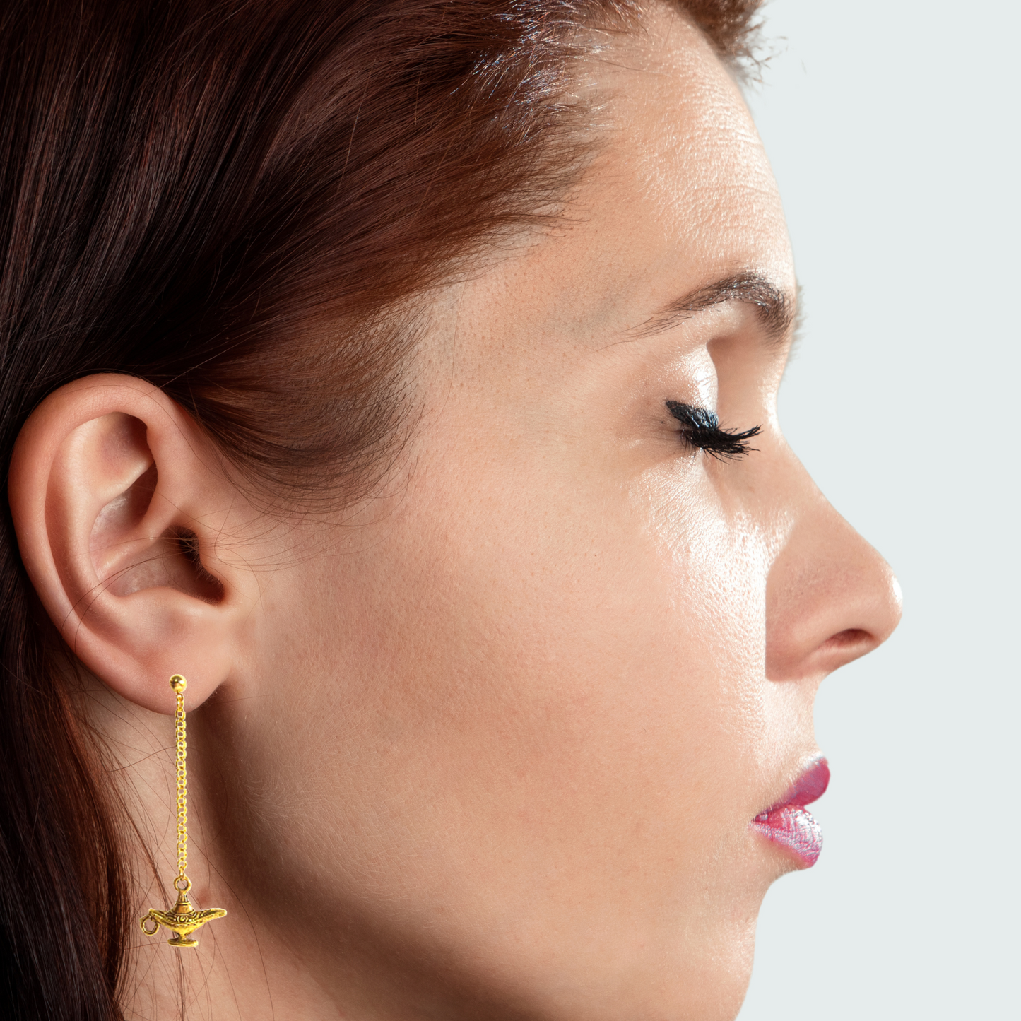 Genie's Lamp Dangle Earrings