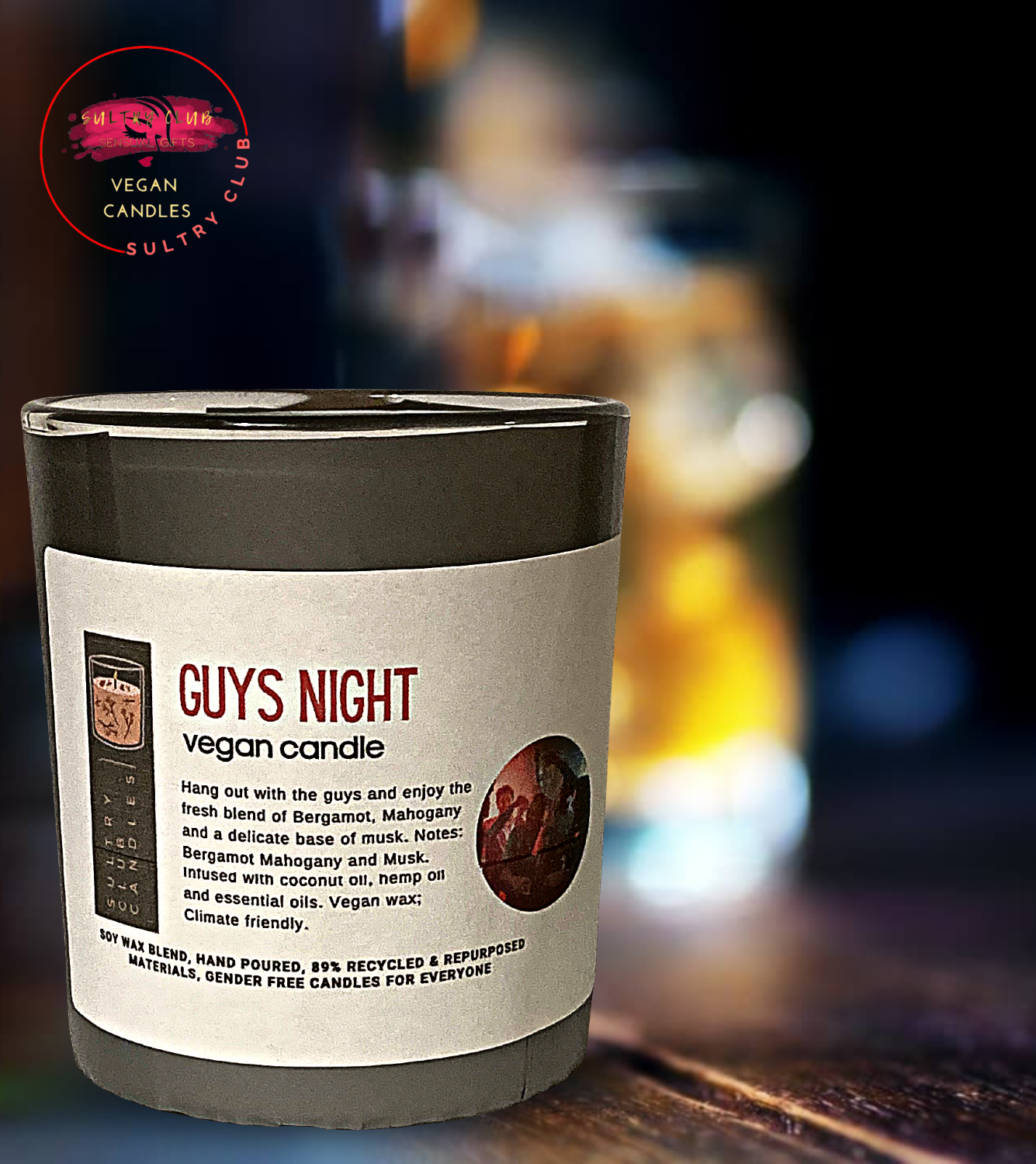 MAN CAVE Candle by Sultry Club