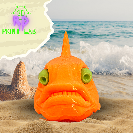 HUNGRY FISH NOVELTY 3D PRINT
