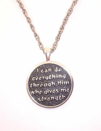 I Can Do All Things Scripture Necklace