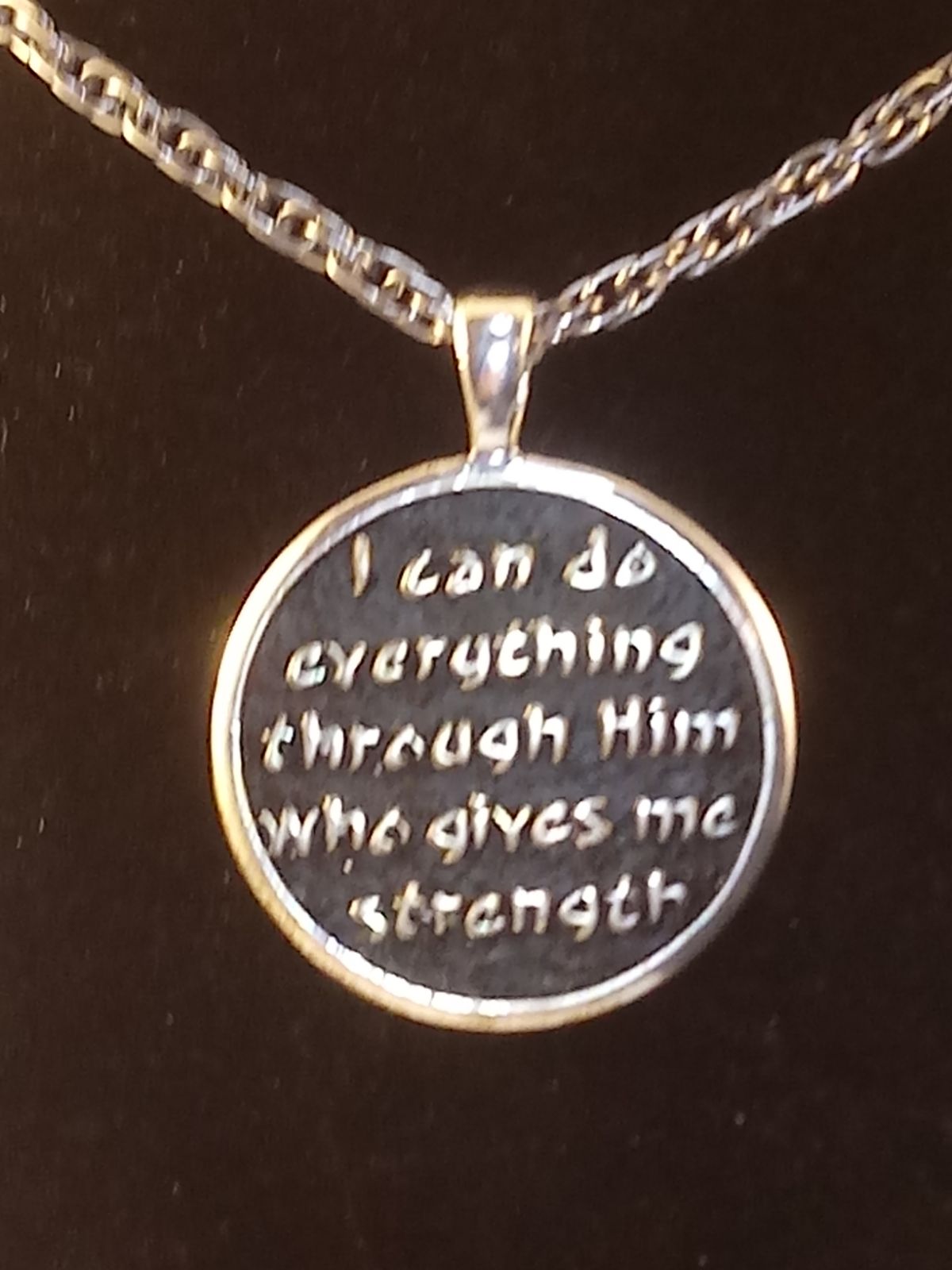 I Can Do All Things Scripture Necklace