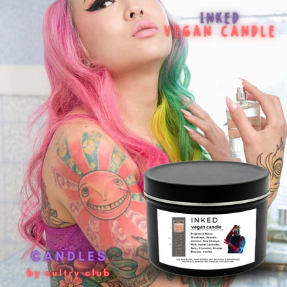 INKED 8 Oz Vegan Candle