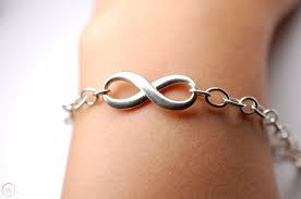 Infinity Silver Link Bracelet
