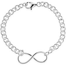 Infinity Silver Link Bracelet