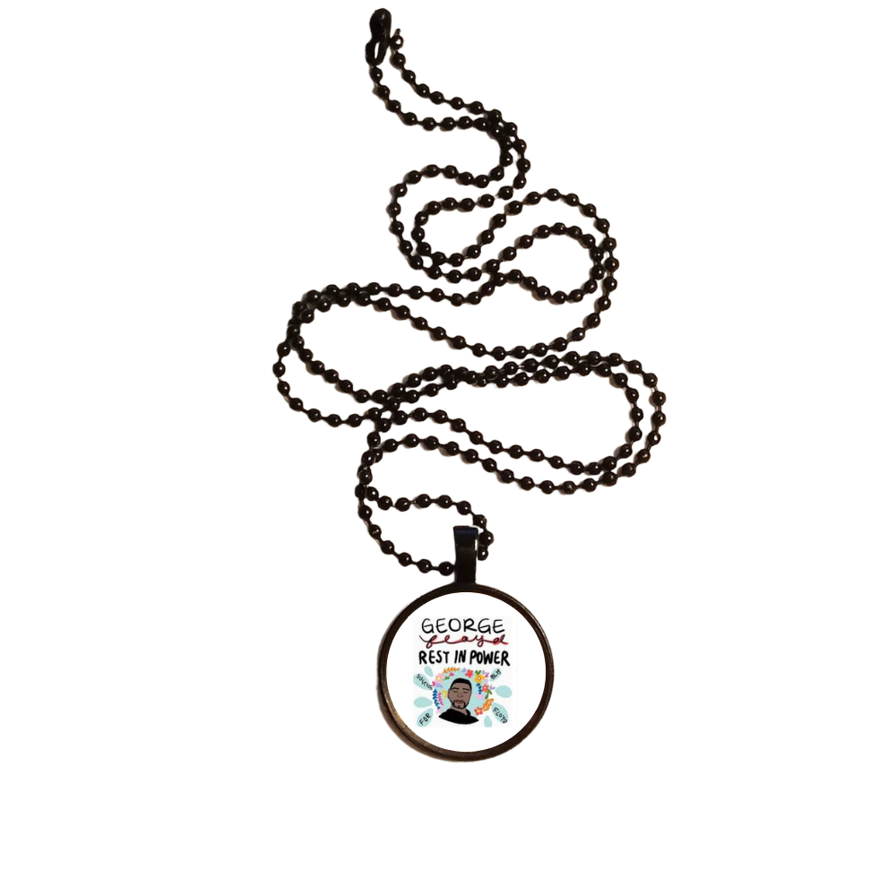 GEORGE FLOYD - REST IN POWER - Social Justice Necklace