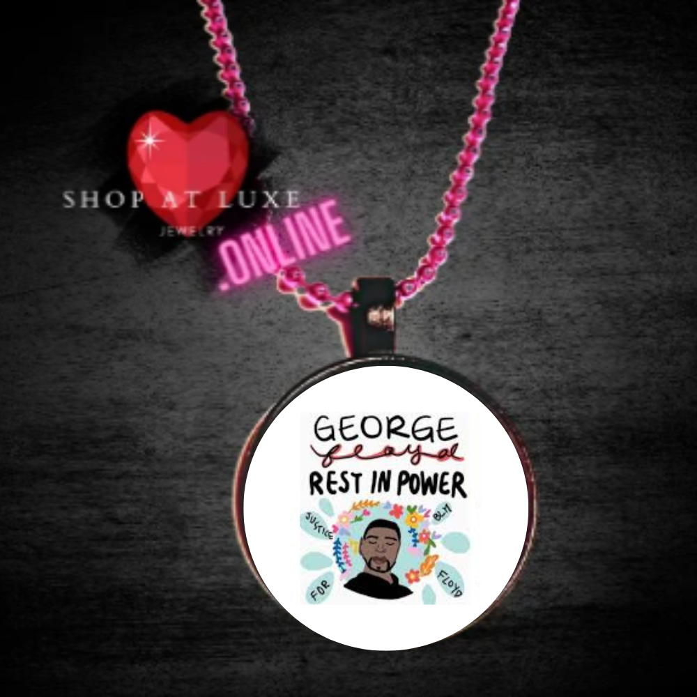 GEORGE FLOYD - REST IN POWER - Social Justice Necklace