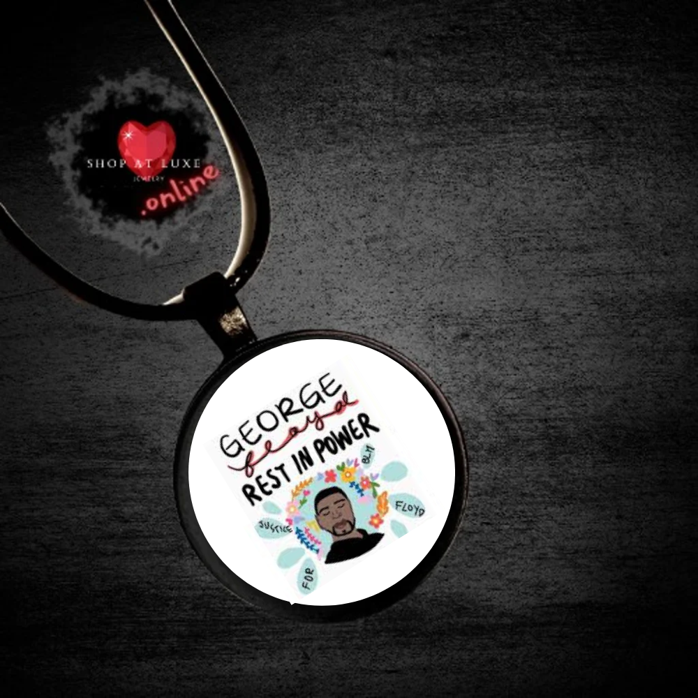 GEORGE FLOYD - REST IN POWER - Social Justice Necklace