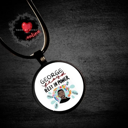 GEORGE FLOYD - REST IN POWER - Social Justice Necklace