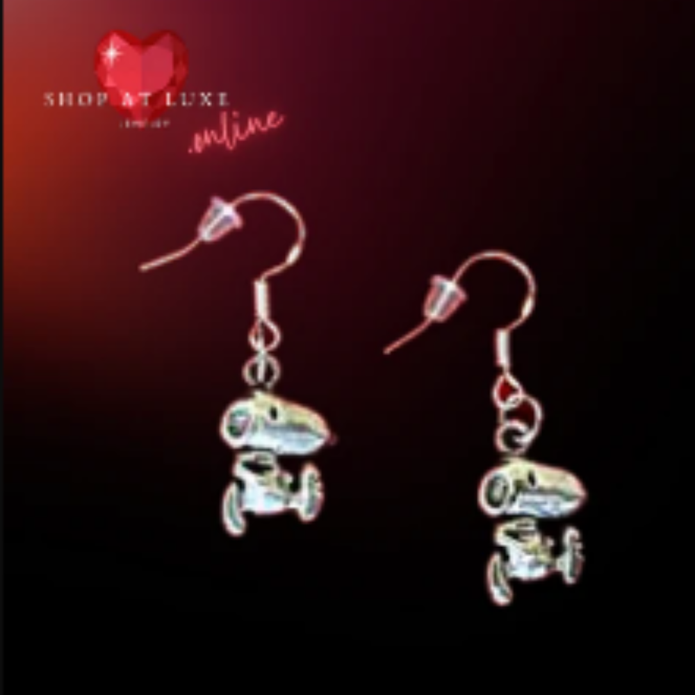 Keep On Movin' Snoopy Earrings