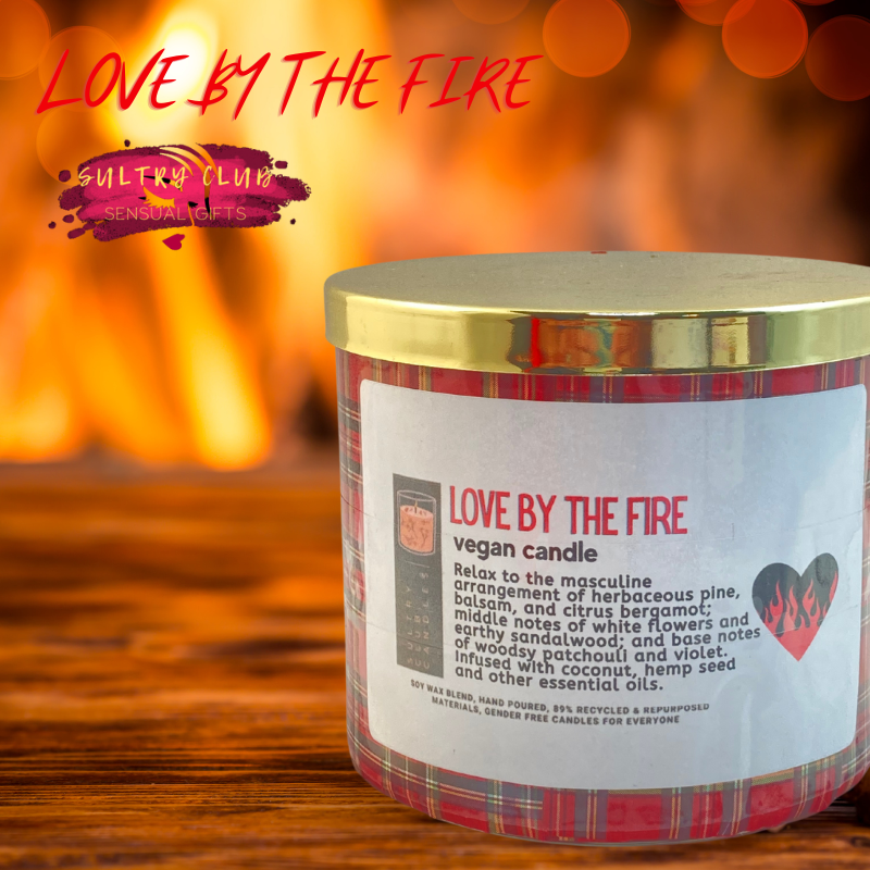 LOVE BY THE FIRE 3 Wick Candle by Sultry Club