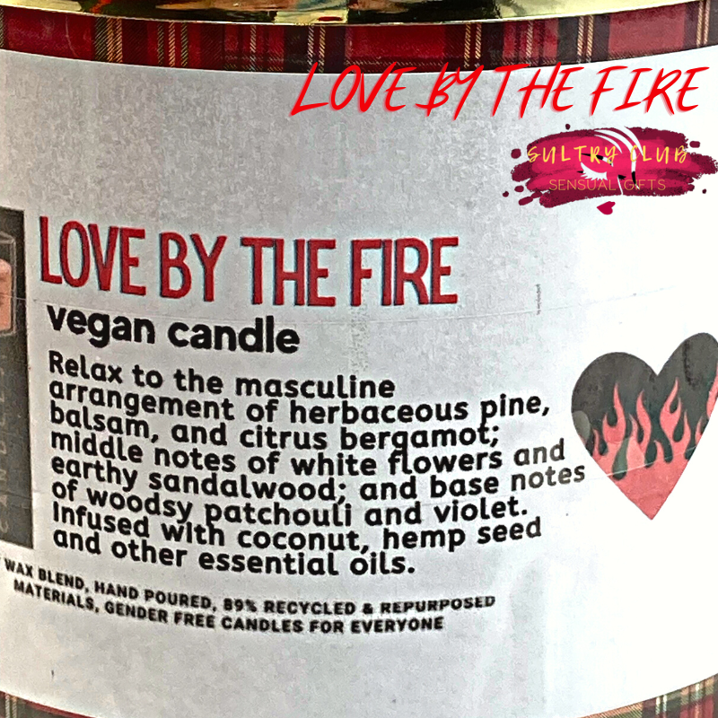 LOVE BY THE FIRE 3 Wick Candle by Sultry Club