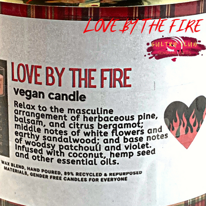 LOVE BY THE FIRE 3 Wick Candle by Sultry Club