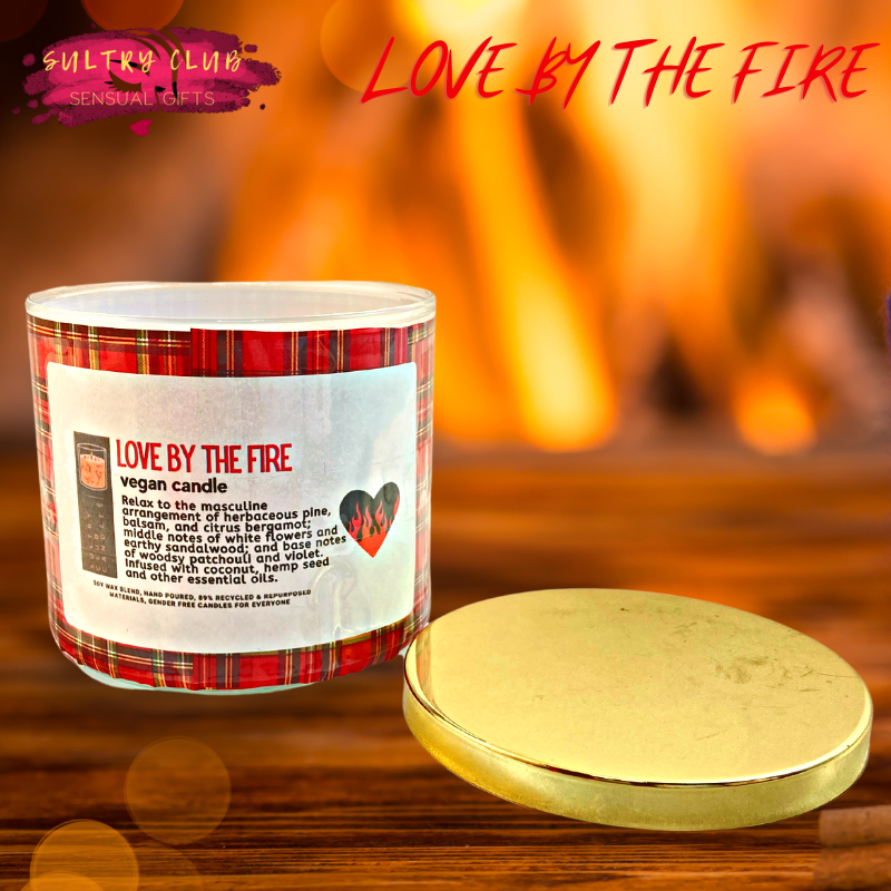 LOVE BY THE FIRE 3 Wick Candle by Sultry Club