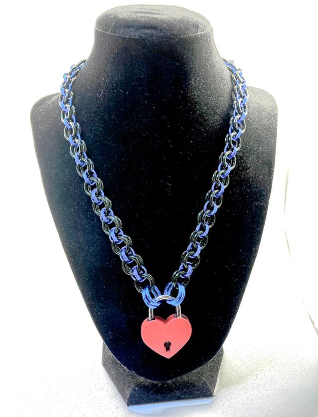 Leather Pride Day Collar And Partner Belt Chain With Key
