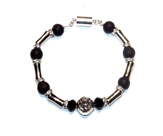 Luxe Lion Head Beaded Bracelet