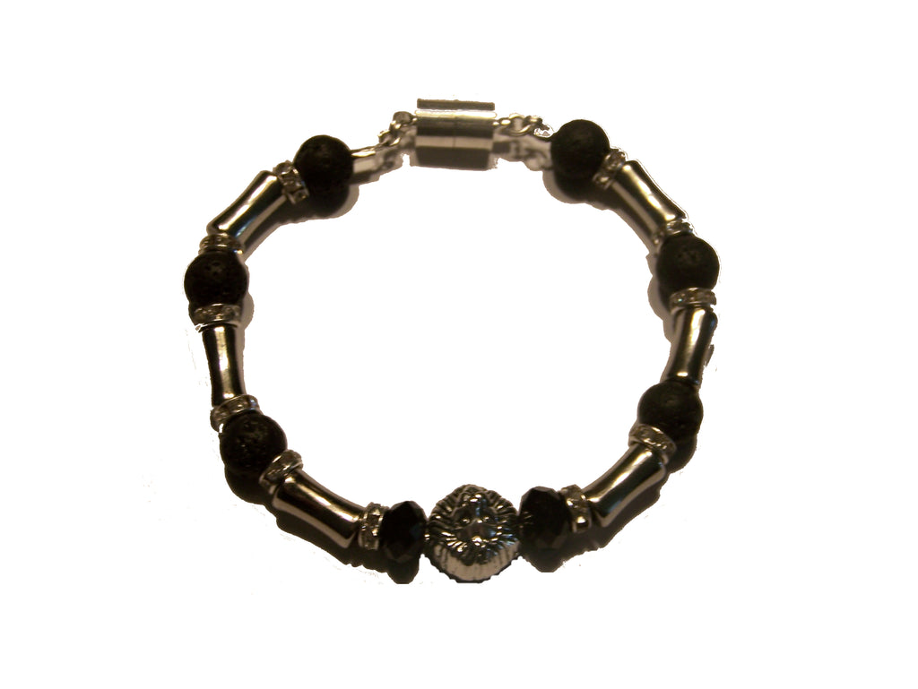 Luxe Lion Head Beaded Bracelet