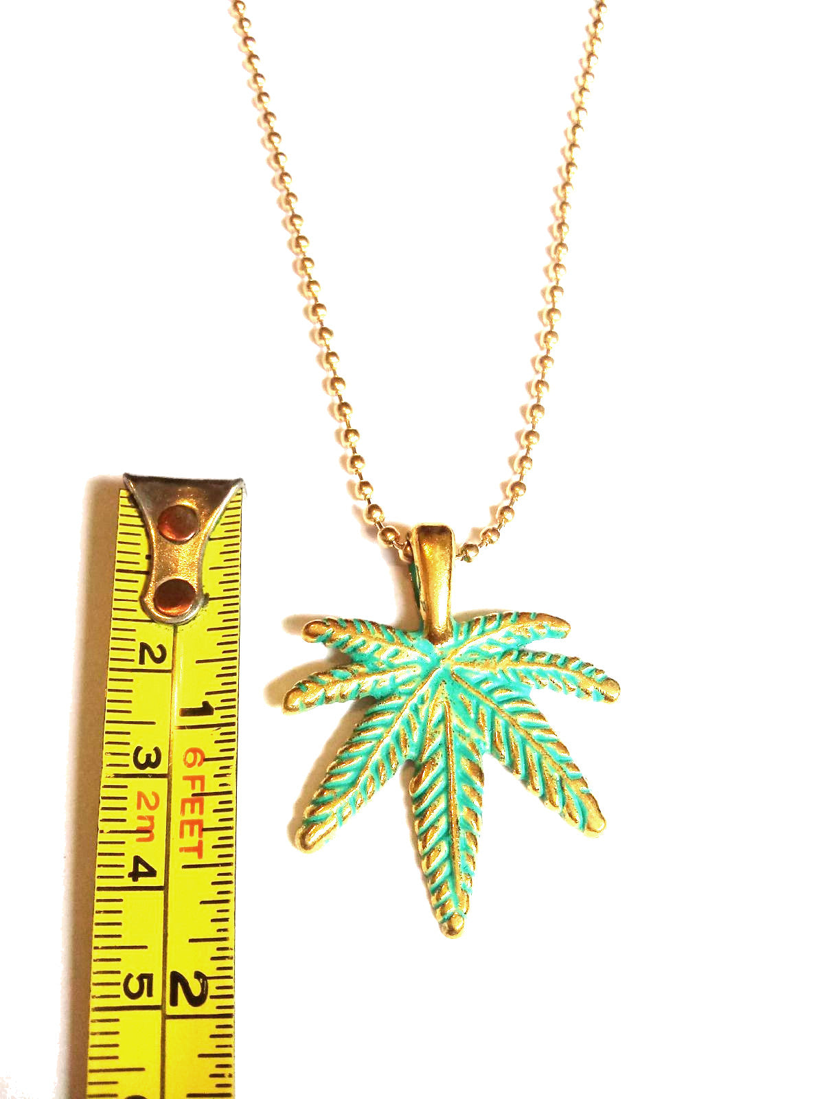 Marijuana Leaf Necklace