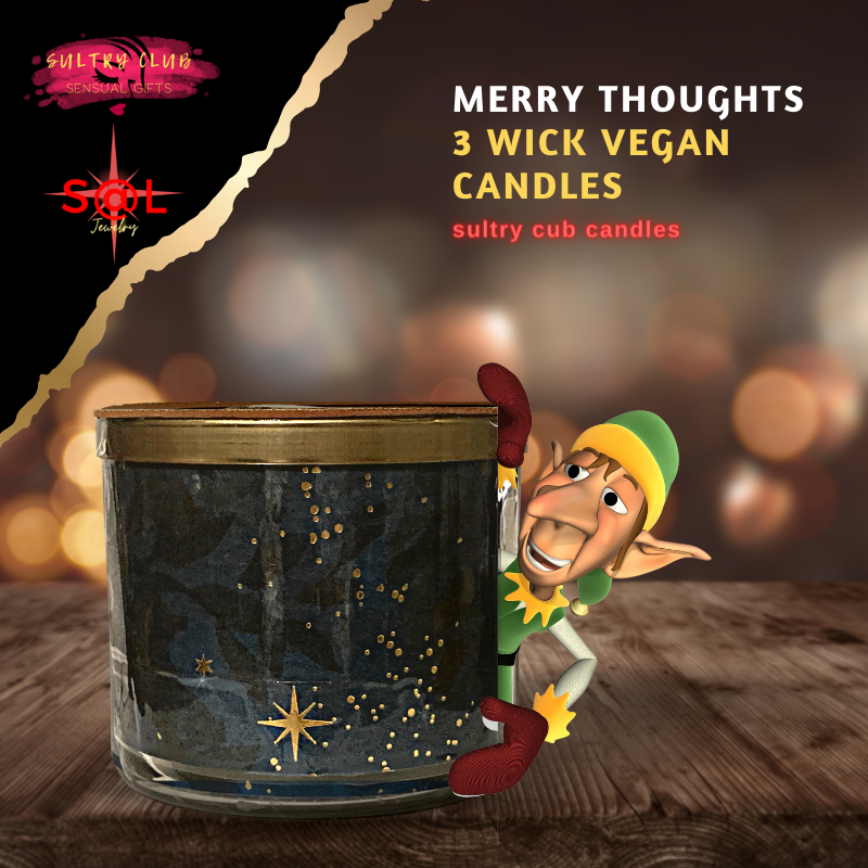 Merry Thoughts 3 Wick Candle