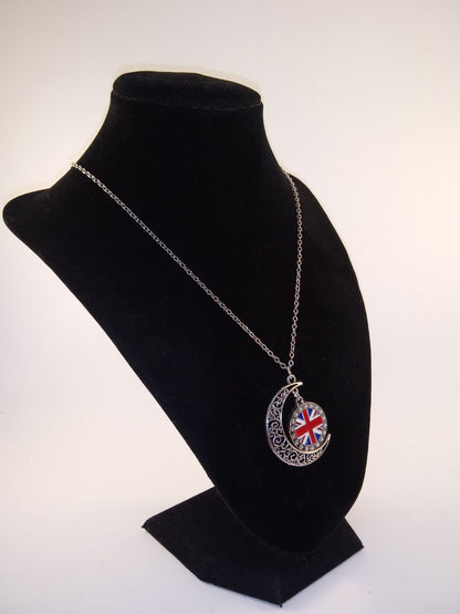 Moon Shines Over UK Necklace