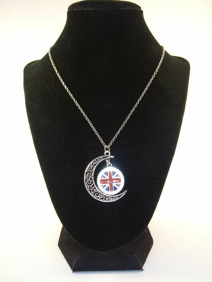 Moon Shines Over UK Necklace