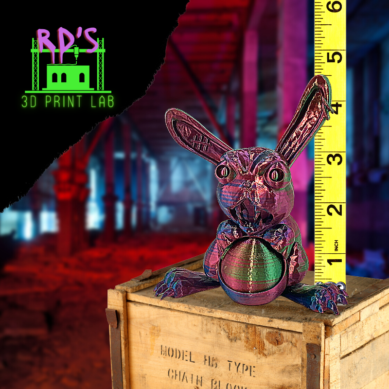 NOT YOUR AVERAGE BUNNY (PURPLE & BLUE METALLIC) WITH SECRET COMPARTMENT