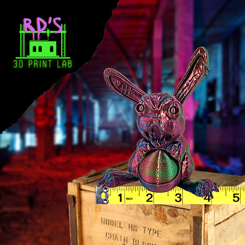 NOT YOUR AVERAGE BUNNY (PURPLE & BLUE METALLIC) WITH SECRET COMPARTMENT