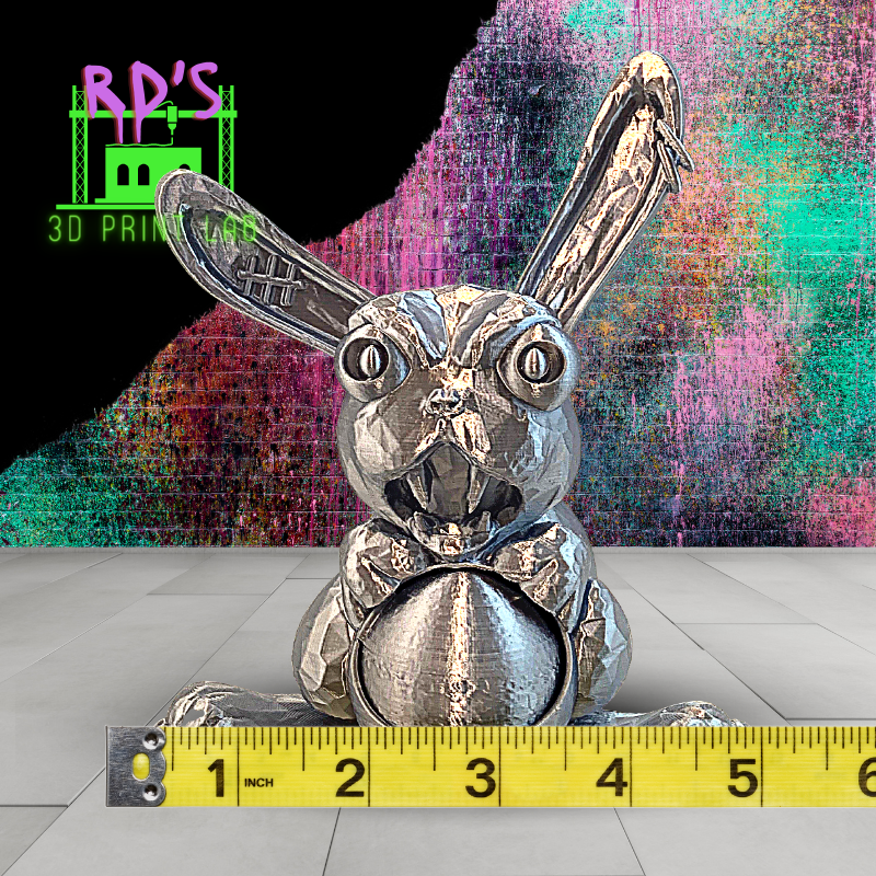 NOT YOUR AVERAGE BUNNY (SILVER) WITH SECRET COMPARTMENT