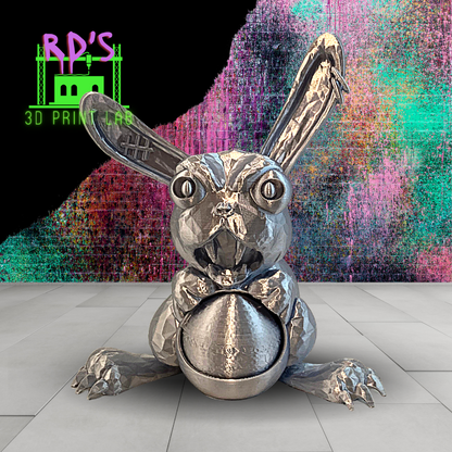 NOT YOUR AVERAGE BUNNY (SILVER) WITH SECRET COMPARTMENT