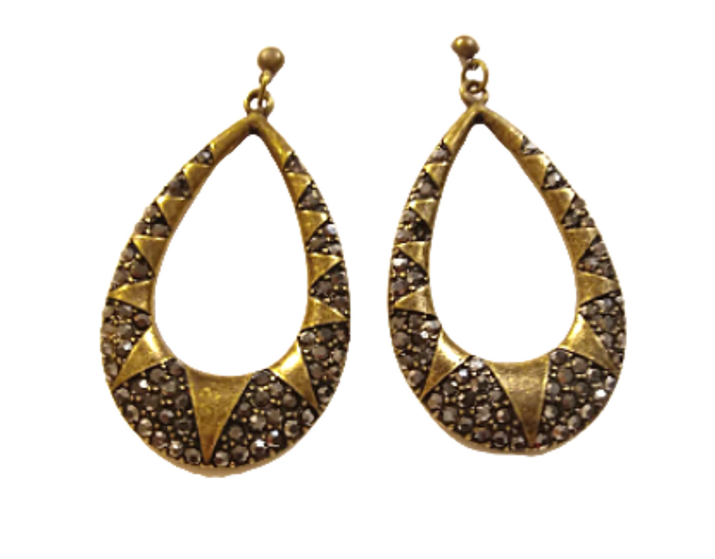 African Themed Drop Earrings