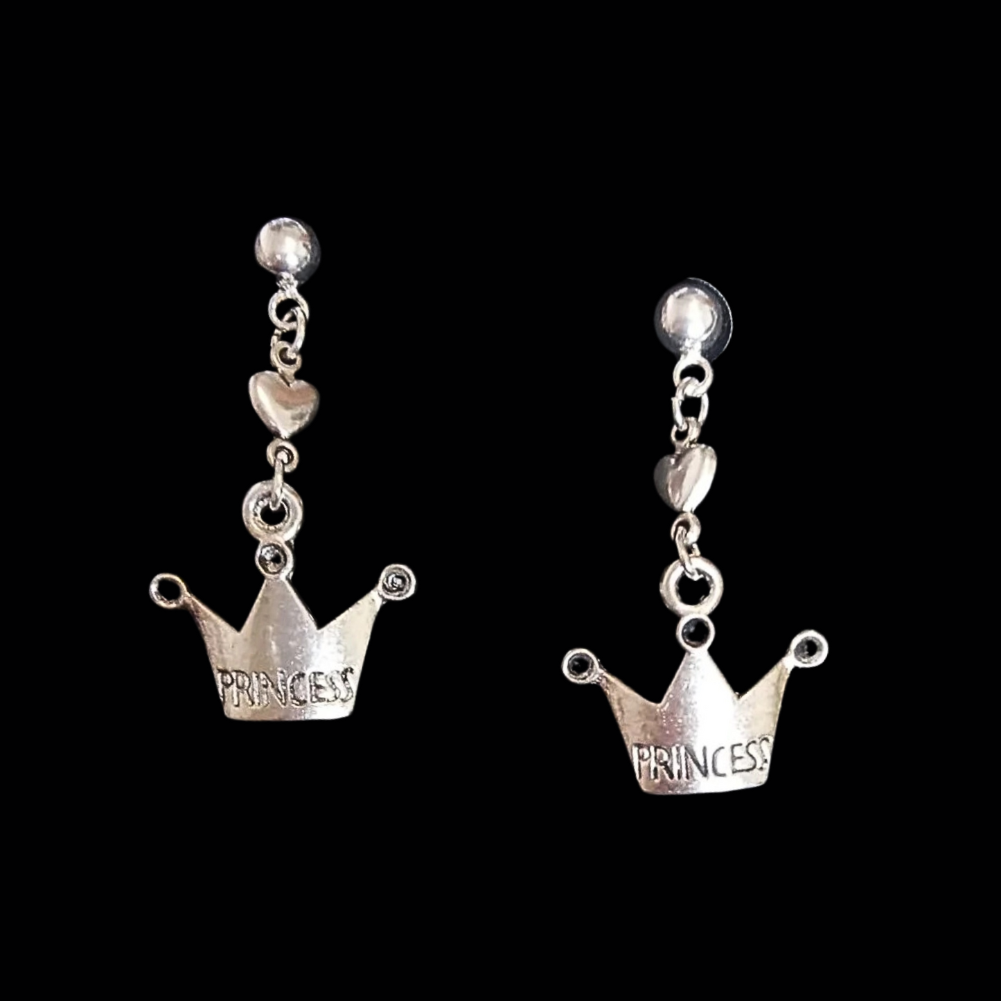 Princess Crown Earrings