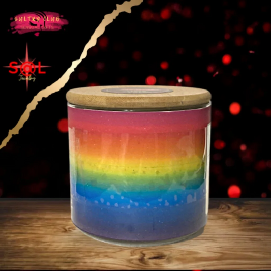 ROCK THE RAINBOW Pride Candle