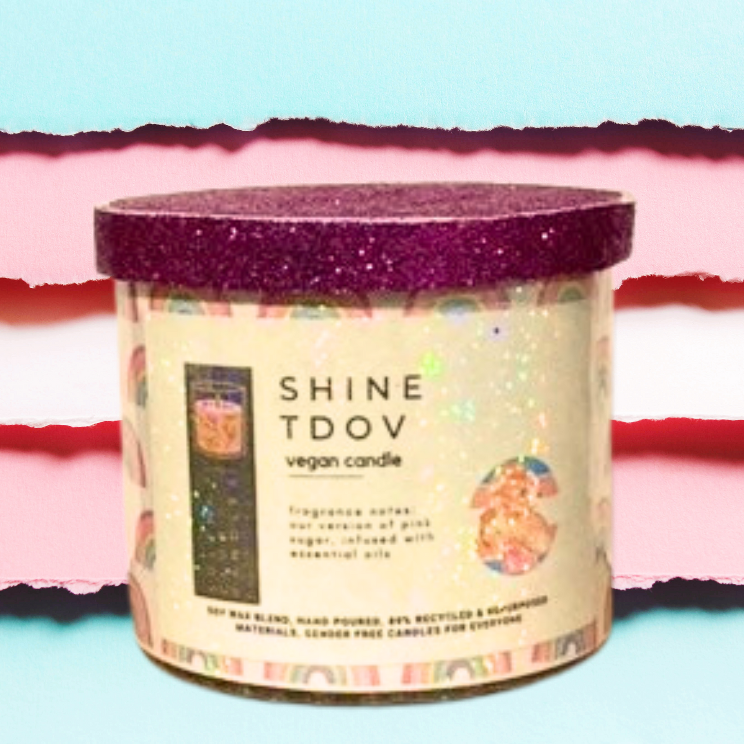 SHINE TDOV Pride Candle