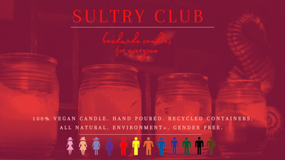 Hot Peppermint Stick 3 Wick Candle by Sultry Club