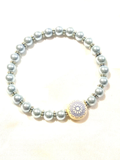 Solstice Sun Baby Blue Pearl Bracelet