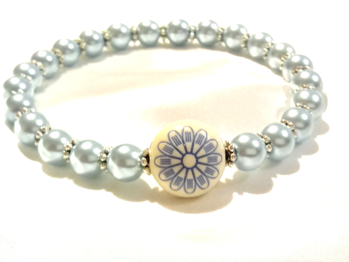 Solstice Sun Baby Blue Pearl Bracelet