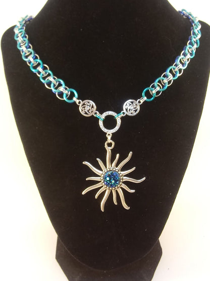 Solstice Sun Yuletide Festival Necklace