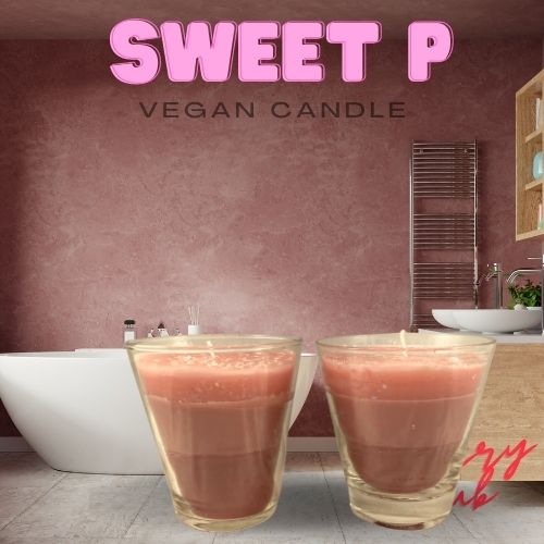 SWEET P SMALL SHOT GLASS VEGAN CANDLE