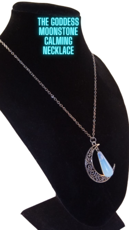 The Goddess Moonstone Calming Necklace