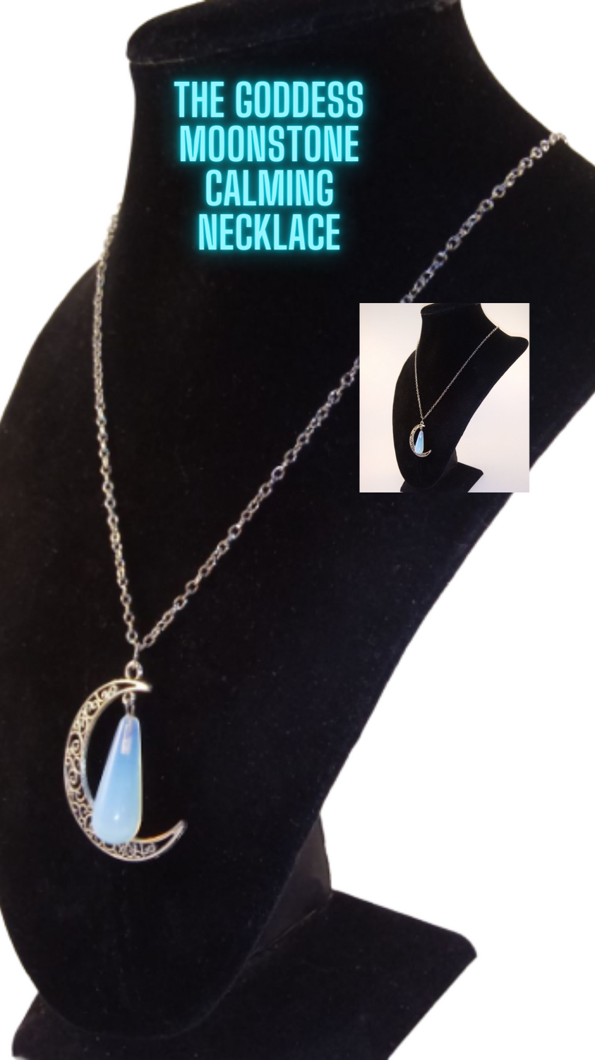 The Goddess Moonstone Calming Necklace