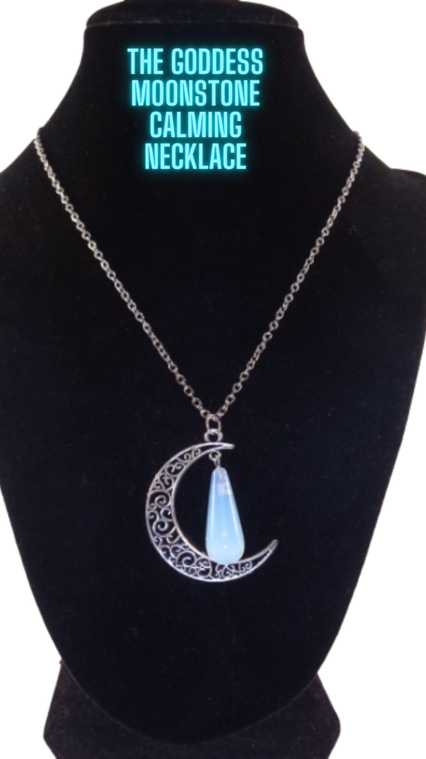 The Goddess Moonstone Calming Necklace