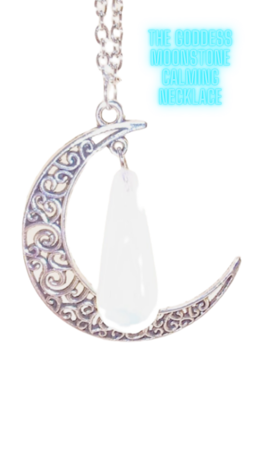 The Goddess Moonstone Calming Necklace