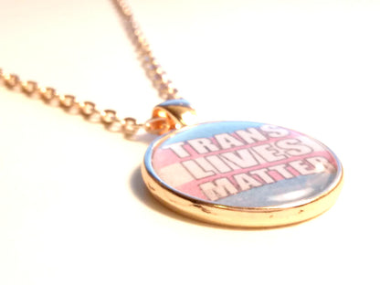 Trans Lives Matter Necklace